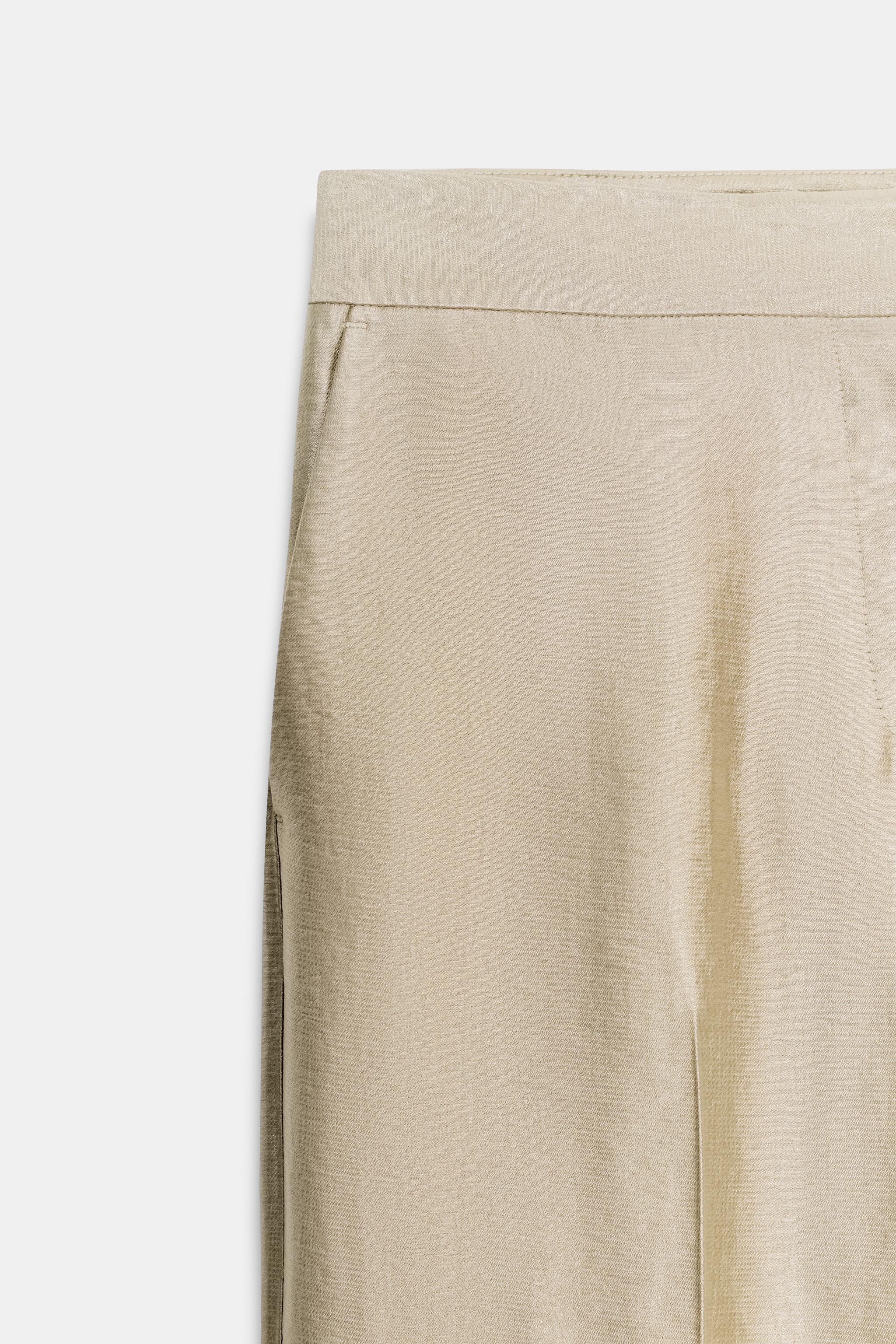 PANTALON DROIT TAILLE HAUTE